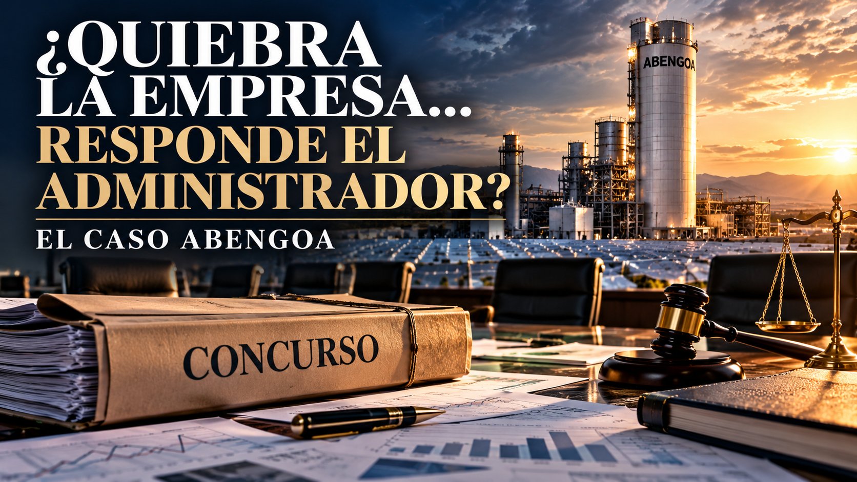 Abengoa y el concurso fortuito: ¿cuándo responde realmente un administrador por las deudas de la empresa?